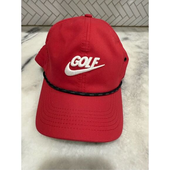 Nike AeroBill Classic99 Golf Hat Unisex Cap Swoosh Braided Rope Terry Sweatband - Picture 1 of 6
